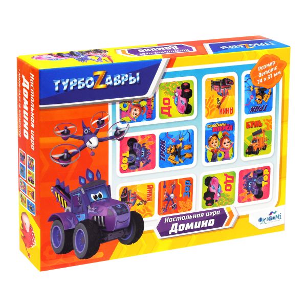 

Турбозавры. Настольная игра. Домино. Арт.06477