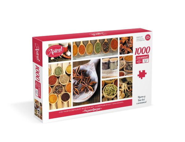 

Астрель.Пазл.1000Эл. Разнообразие.06765