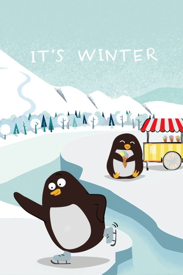 

It s winter (Софт-тач тетрадь)
