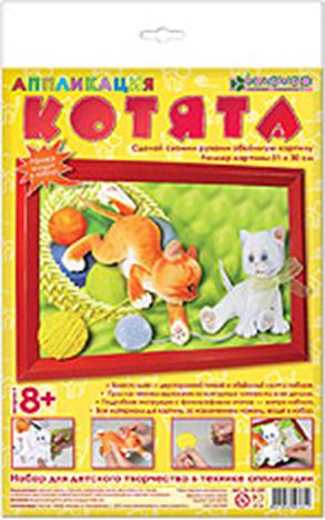 Набор для изготовления картины "Котята" (аппликация) Набор для изготовления картины "Котята" (аппликация)