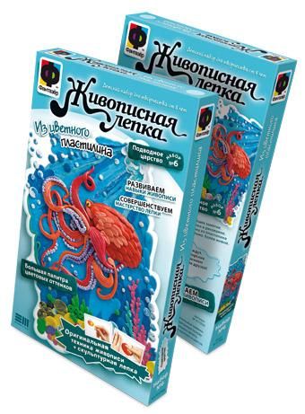 Живописная лепка. Подводное царство (Осьминог) Живописная лепка. Подводное царство (Осьминог)