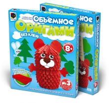 Объемное оригами Медведь