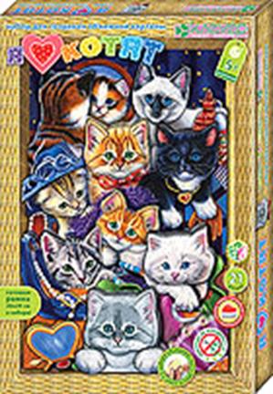 

Я люблю котят. Набор для создания объемной картины