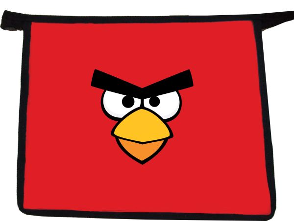 Папка- для тетрадей Angry birds ,формат А4,пластик, на молнии Папка- для тетрадей Angry birds ,формат А4,пластик, на молнии