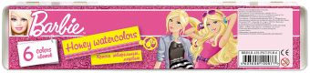 Акварель 6цв Barbie Акварель 6цв Barbie