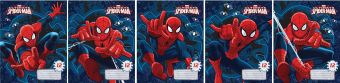 Тетрадь 12л линия узкая Spiderman картонная обл выб УФ Тетрадь 12л линия узкая Spiderman картонная обл выб УФ