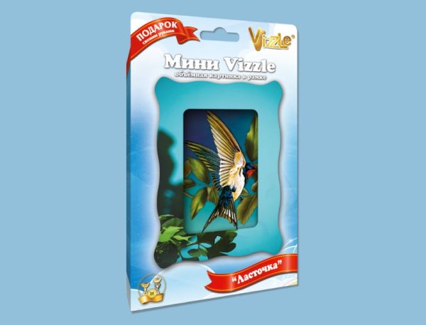 Объемная картинка mini- Vizzle "Ласточка" Объемная картинка mini- Vizzle "Ласточка"