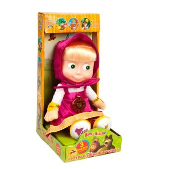 Мягкая Игрушка "Мульти-Пульти" Маша (М/Ф Маша И Медведь) Рассказывает 3 Сказки В Кор. 30См Мягкая Игрушка "Мульти-Пульти" Маша (М/Ф Маша И Медведь) Рассказывает 3 Сказки В Кор. 30См Мульти-пульти