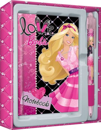 Набор канцелярский Barbie в подарочной коробке: ноутбук, ручка Набор канцелярский Barbie в подарочной коробке: ноутбук, ручка