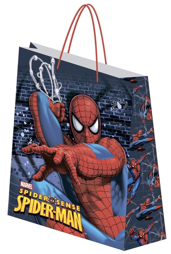 Пакет подарочный бумажный 33х43х10 Spiderman Пакет подарочный бумажный 33х43х10 Spiderman