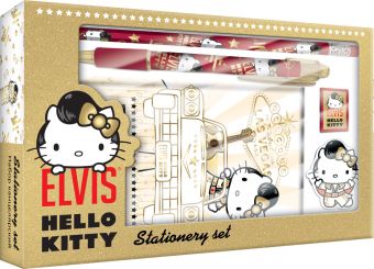Набор канцелярский Hello Kitty в подарочной коробке с вырубкой:ноутбук 7БЦ,ручка автомат Набор канцелярский Hello Kitty в подарочной коробке с вырубкой:ноутбук 7БЦ,ручка автомат