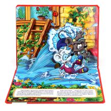 Приключения кота Леопольда. Картонная книжка-панорамка.формат: 250х190мм. 12 стр.