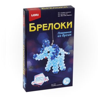 Брелоки. Плетение из бусин "Голубой слоненок" Брелоки. Плетение из бусин "Голубой слоненок"
