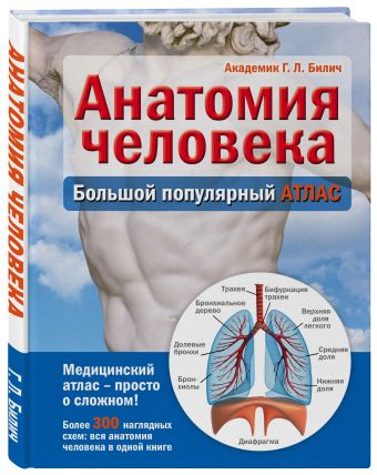 Анатомия человека: большой популярный атлас Анатомия человека: большой популярный атлас Билич Г.