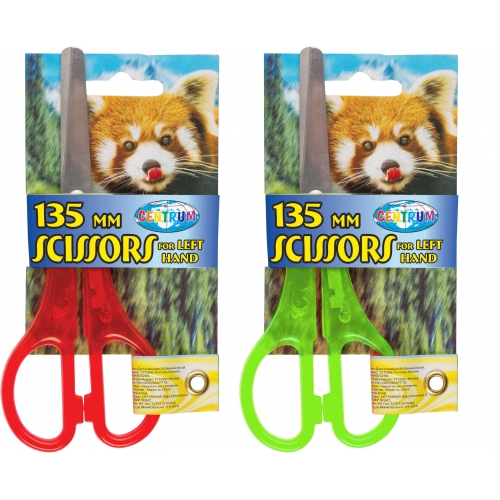 Ножницы "ZOO" для левшей детские с закругленными концами, 13,5см, сталь, пластиковые ручки. Ножницы "ZOO" для левшей детские с закругленными концами, 13,5см, сталь, пластиковые ручки.