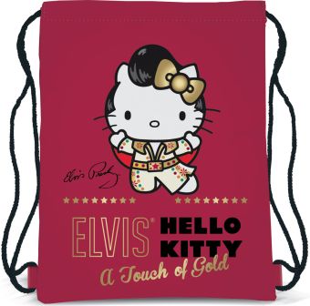Сумка-рюкзак для обуви. Размер 43 х 34 см, упак. 12/24/96 шт Hello Kitty Elvis Сумка-рюкзак для обуви. Размер 43 х 34 см, упак. 12/24/96 шт Hello Kitty Elvis