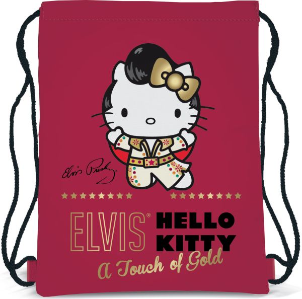 Сумка-рюкзак для обуви. Размер 43 х 34 см, упак. 12/24/96 шт Hello Kitty Elvis Сумка-рюкзак для обуви. Размер 43 х 34 см, упак. 12/24/96 шт Hello Kitty Elvis