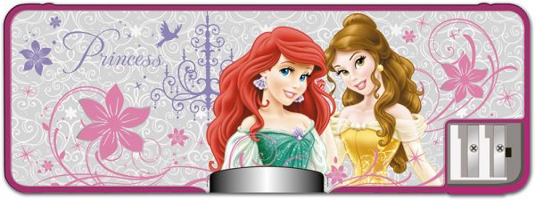 Пенал жесткий с точилками (пластик, PVC). Размер 8 х 23 х 2,5 см Упак. 6/48 шт. Princesses Пенал жесткий с точилками (пластик, PVC). Размер 8 х 23 х 2,5 см Упак. 6/48 шт. Princesses