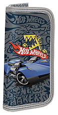 Пенал жесткий, с креплениями д/канц. принадлежностей 21х9х3 Hot Wheels Пенал жесткий, с креплениями д/канц. принадлежностей 21х9х3 Hot Wheels