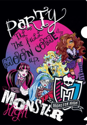 Пластиковая папка-уголок. Monster High Пластиковая папка-уголок. Monster High