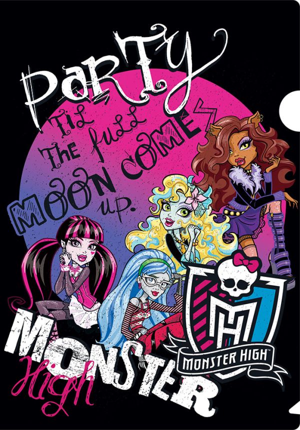 Пластиковая папка-уголок. Monster High Пластиковая папка-уголок. Monster High