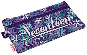 Пенал, с двумя отделениями 11х21х1 см Seventeen Пенал, с двумя отделениями 11х21х1 см Seventeen