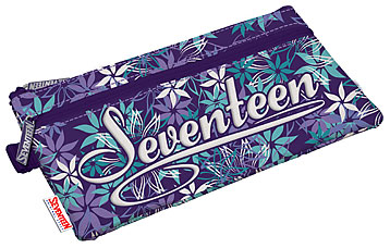 Пенал, с двумя отделениями 11х21х1 см Seventeen Пенал, с двумя отделениями 11х21х1 см Seventeen