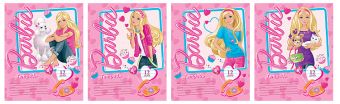 Тетр 12л скр А5 лин карт B586/4-g-VQ полн УФ Barbie Тетр 12л скр А5 лин карт B586/4-g-VQ полн УФ Barbie
