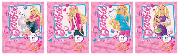 Тетр 12л скр А5 лин карт B586/4-g-VQ полн УФ Barbie Тетр 12л скр А5 лин карт B586/4-g-VQ полн УФ Barbie