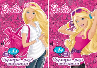 Бум д/акв 10л Папка А4 B655-g,B656-g-VQ Barbie Бум д/акв 10л Папка А4 B655-g,B656-g-VQ Barbie