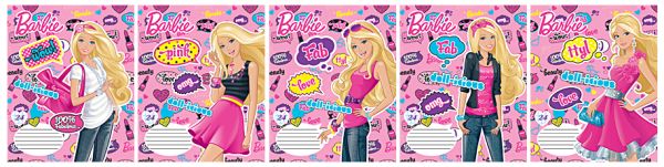Тетр 24л скр А5 лин B682/5-g-VQ полн УФ Barbie Тетр 24л скр А5 лин B682/5-g-VQ полн УФ Barbie