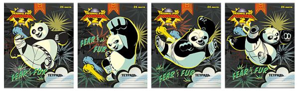 Тетр 24л скр А5 лин PND19/4-g-VQ Kung Fu Panda Тетр 24л скр А5 лин PND19/4-g-VQ Kung Fu Panda
