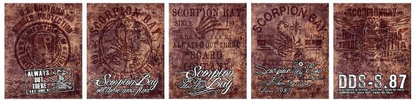 Тетр 40л скр А5 кл SCB8/5-VQ выб УФ, тисн фольг Scorpion Bay Тетр 40л скр А5 кл SCB8/5-VQ выб УФ, тисн фольг Scorpion Bay