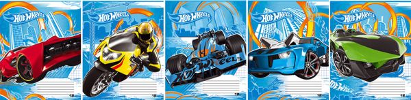 Тетр 12л скр А5 лин карт HW51/5-EAC Hot Wheels Тетр 12л скр А5 лин карт HW51/5-EAC Hot Wheels