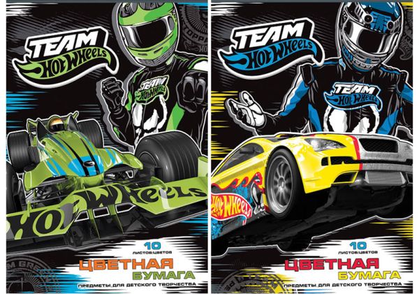 Бум цв д/дет тв 10цв 10л(2 мет) Папка 200*290 HW58,HW59-EAC Hot Wheels Бум цв д/дет тв 10цв 10л(2 мет) Папка 200*290 HW58,HW59-EAC Hot Wheels