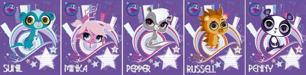 Тетр 12л скр А5 узк лин карт LPS99/5-EAC Littlest Pet Shop Тетр 12л скр А5 узк лин карт LPS99/5-EAC Littlest Pet Shop