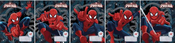 Тетр 12л скр А5 кл карт SM211/5-EAC полн УФ Spider-man Тетр 12л скр А5 кл карт SM211/5-EAC полн УФ Spider-man