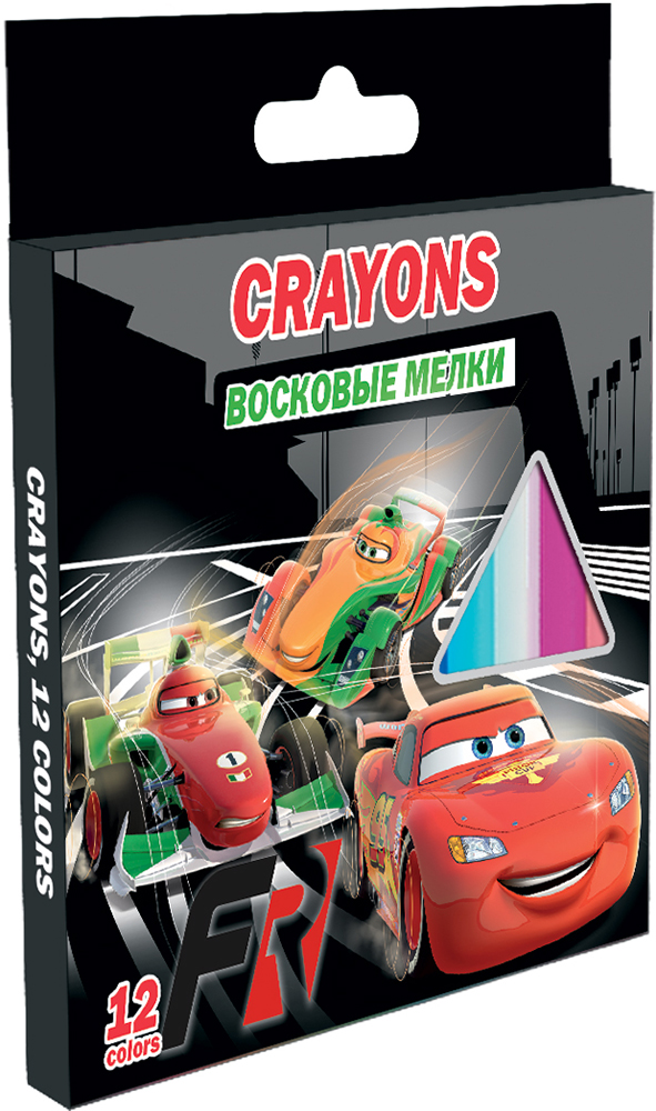 Восковые мелки 12цв Cars Восковые мелки 12цв Cars