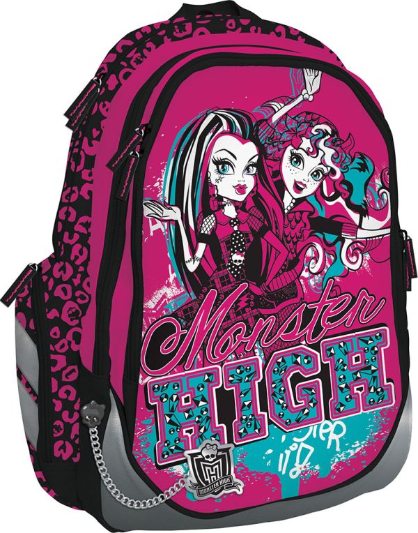 Рюкзак Monster High спинка - поролон с вентиляционной сеткой, отделение для ноутбука Рюкзак Monster High спинка - поролон с вентиляционной сеткой, отделение для ноутбука