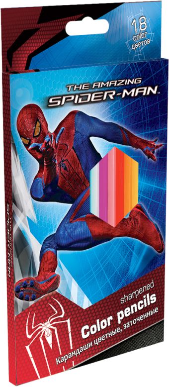 Карандаши 18цв Spiderman Карандаши 18цв Spiderman
