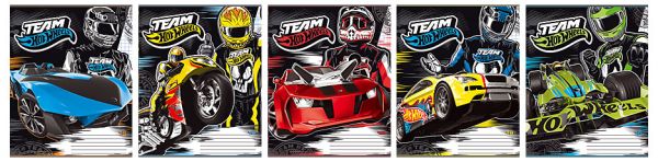 Тетр 18л скр А5 лин карт HW53/5-EAC Hot Wheels Тетр 18л скр А5 лин карт HW53/5-EAC Hot Wheels