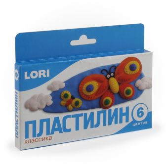 

Пластилин Классика, 6 цветов, с европодвесом