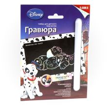 Гравюра Disney малая с эффектом голографик "Далматинцы"