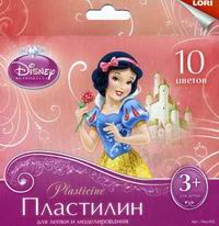 Пластилин Disney "Принцессы" 10 цветов, с европодвесом Пластилин Disney "Принцессы" 10 цветов, с европодвесом