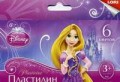 Пластилин Disney "Принцессы" 6 цветов, с европодвесом Пластилин Disney "Принцессы" 6 цветов, с европодвесом