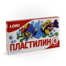 Пластилин Классика, 6 цветов, без европодвеса
