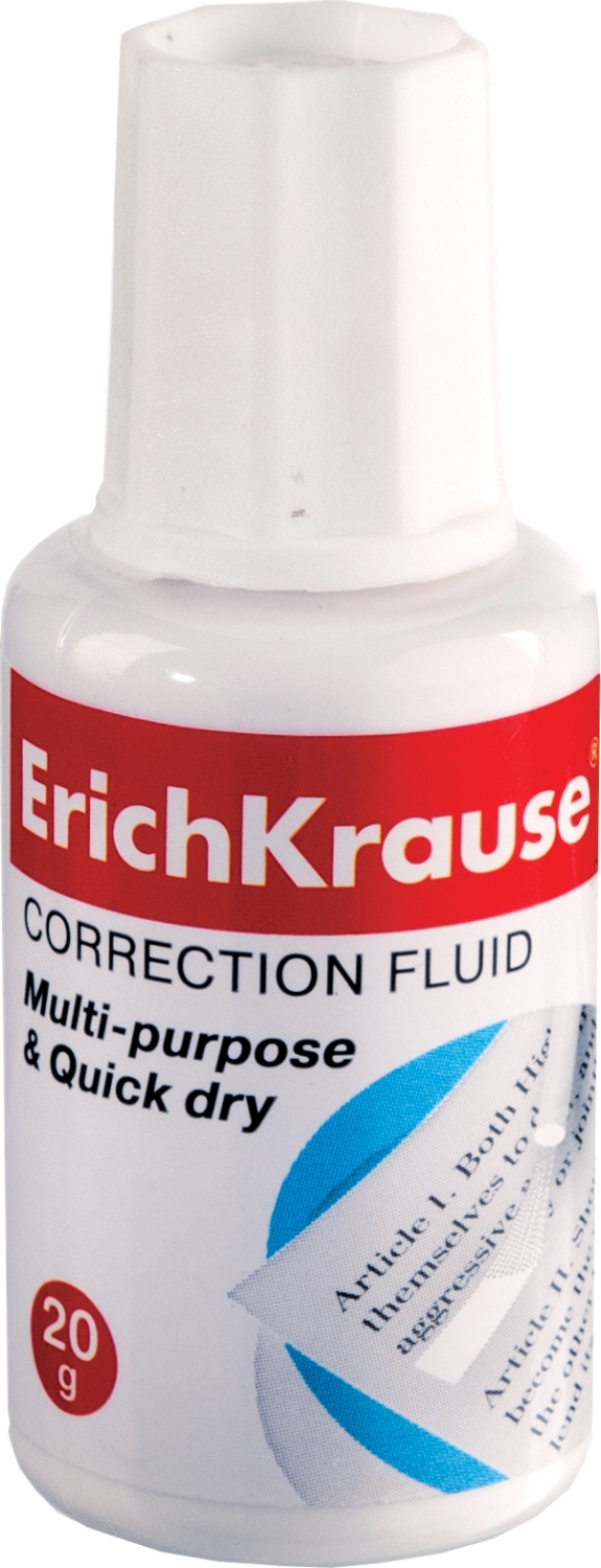 Корректирующая жидкость ERICH KRAUSE, 20 гр) Корректирующая жидкость ERICH KRAUSE, 20 гр)