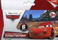 Пластилин Disney "Тачки" 6 цветов, с европодвесом Пластилин Disney "Тачки" 6 цветов, с европодвесом