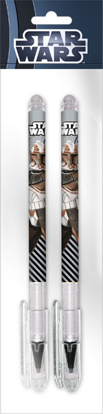 Ручки шариковые, цвет пасты синий, 2 шт.The Clone Wars (Clone wars) Ручки шариковые, цвет пасты синий, 2 шт.The Clone Wars (Clone wars)
