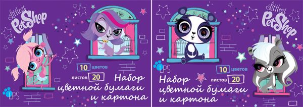 Бум и карт цв д/дет тв 10цв 20л(4мет) клей 200*290 LPS122/2-ЕАС Littlest Pet Shop Бум и карт цв д/дет тв 10цв 20л(4мет) клей 200*290 LPS122/2-ЕАС Littlest Pet Shop